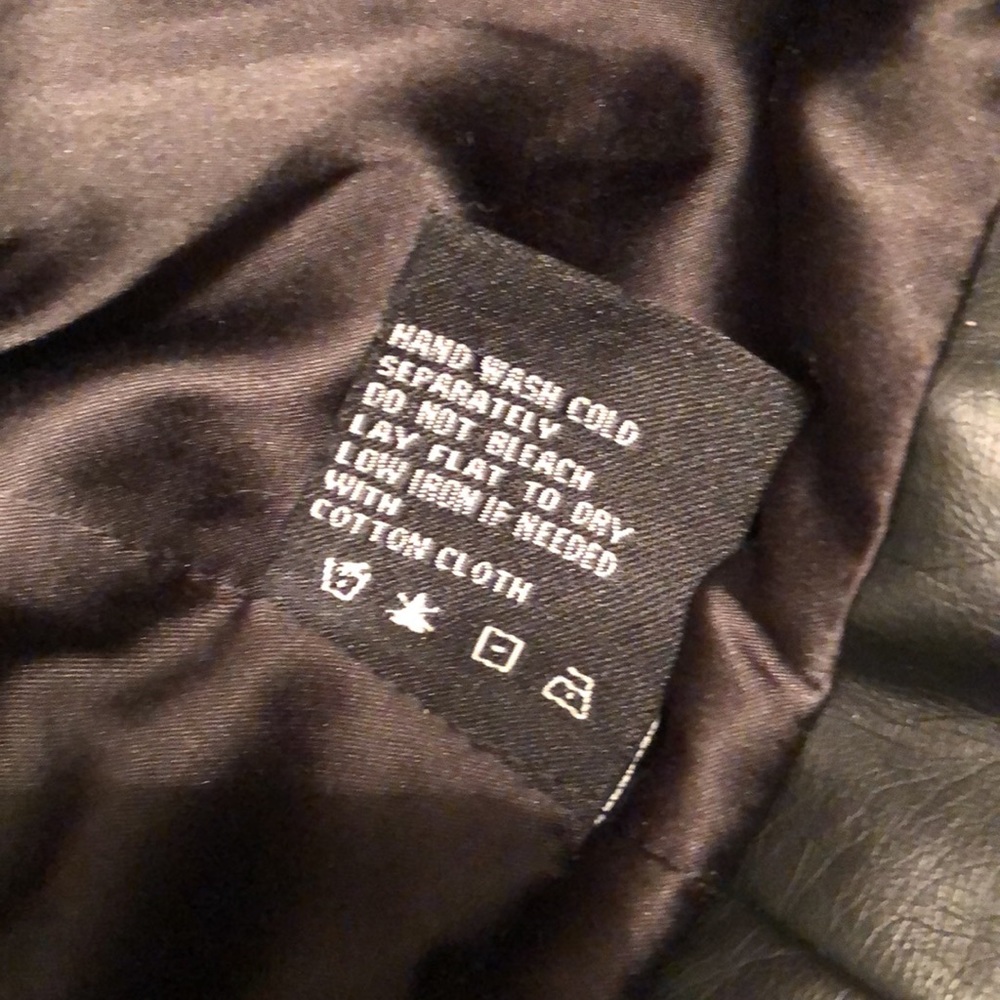 Giuliana leather Moto jacket XS - Picture 6 of 7